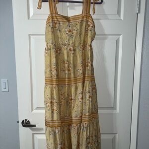 Floral Yellow Dress
